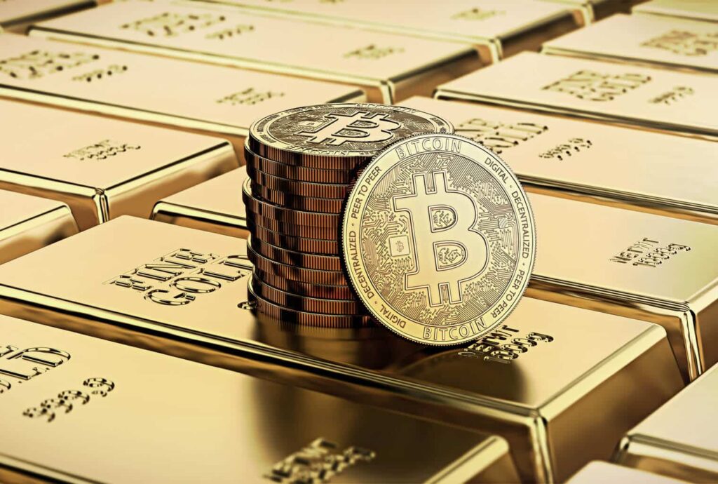 Mối tương quan dao động giữa Bitcoin và vàng, xu hướng giảm sau halving. 